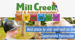 Desktop Screenshot of millcreekbirdpark.co.nz